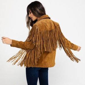 fringed suede jacket